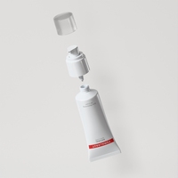Tube souple en plastique pour crème cosmétique à base de canne à sucre avec pompe sans air et bouchon