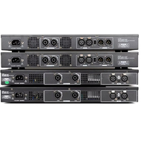 Procesador de Audio Digital Profesional de 1U y 2 Canales, 200W, 350W, 450W, 800W, Clase D, Amplificador de Potencia Profesional