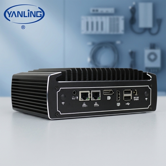 Intel Mini Pc Core I3 10110u 10th Fanless Computer DDR4 32gb Ram Barebone System Support 2*COM RS232/485