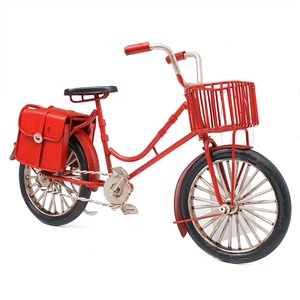 Vélo rétro Vintage en fer, artisanat métallique, modèle fait à la main, décoration de Table, vélo métallique, jouets pour enfants, <span class=keywords><strong>cadeau</strong></span> d'anniversaire, offre spéciale - Product Image 1