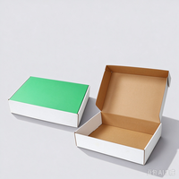 Boîte d'expédition en carton ondulé avec logo personnalisé, empilable, pour chaussures, robuste, pliable, emballage pour baskets