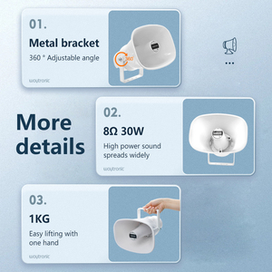 Còi Báo Động Ngoài Trời Trạm Xe Buýt Trường Học Còi Báo Động Còi Báo Động Kích Hoạt Nhiều Dòng 28V 30W IP67 120dB - Product Image 5