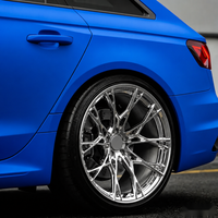 Velg Tempa Chrome Ringan Model Terbaru Custom 5x108 5x112 5x114.3 5x120 untuk BMW M3 M4 M5 Audi RS3 RS5 Mercedes Benz Porsche