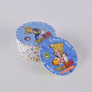 <span class=keywords><strong>Tazos</strong></span> Pogs Personalizados de Fábrica con Diseño a Medida, Papel Plástico Redondo y Lámina de Holograma - Product Image 1