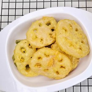 เทมปุระราก<span class=keywords><strong>บัว</strong></span>ทอดสำหรับหม้อทอดอาหารมังสวิรัติแบบไม่เหมือนใครอาหารญี่ปุ่นแช่แข็ง - Product Image 2