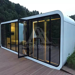 Rumah Apple 20ft 40ft Kabin Hotel Berkemah Rumah Modular Prefabrikasi Rumah Prefab Kecil Kabin Apple Kontainer Rumah Portabel - Product Image 4