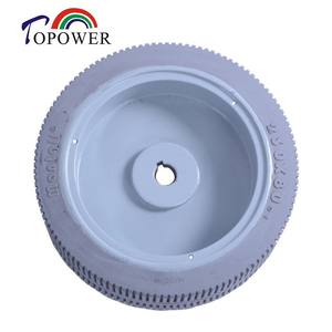 Pneu industriel solide Topower 230*80 à structure diagonale pour plateforme de travail en hauteur - Product Image 4