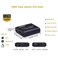 Carte de capture audio-vidéo HDMI Xput 4K 1080P, adaptateur d'enregistrement USB 2.0, appareil de diffusion en direct de jeux