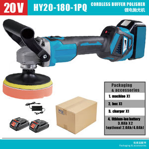 Polisseuse de meubles en bois sans fil portable personnalisée, de qualité industrielle, à batterie lithium-ion, moteur en cuivre sans balais, polissage variable, bricolage - Product Image 5