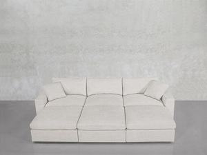 أريكة جديدة رائجة مزيج من الأسرة والنسيج أريكة الزاوية الصفيفة - Product Image 5