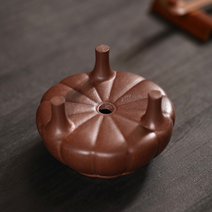 Maceta Zisha con diseño acanalado de tres patas para bonsái de escritorio, maceta pequeña clásica - Product Image 4