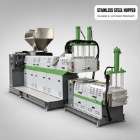 Extrudeuse Monovis Robuste Haute Capacité Lvdao 37kW 380V/220V avec Moteur PLC et Boîte de Vitesses à Roulements 6000kg LDPE PP PA PC Zhejiang 1