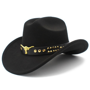 Chapeau de cowboy occidental léger unisexe, style rétro classique européen et <span class=keywords><strong>américain</strong></span>, chapeau de soleil pour l'extérieur - Product Image 1