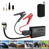 Prix usine – Boîtier de batterie portable 12 V pour démarrage de voiture avec lampe de poche, démarreur de secours et compresseur d'air