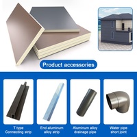 SUNTO Panneau isolant sandwich en aluminium PU pour bureau Véranda Maison conteneur pour extérieur chambre froide atelier hôtel