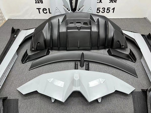 Kits <span class=keywords><strong>de</strong></span> <span class=keywords><strong>carrosserie</strong></span> <span class=keywords><strong>de</strong></span> Style SVJ conçus pour Lamborghini Aventador LP700 LP720 LP750 des pare-chocs <span class=keywords><strong>de</strong></span> voiture en Fiber <span class=keywords><strong>de</strong></span> carbone sèche jupes latérales capot - Product Image 3