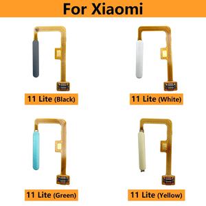 เครื่องสแกนลายนิ้วมือโทรศัพท์มือถือของแท้สำหรับ <span class=keywords><strong>Xiaomi</strong></span> <span class=keywords><strong>Mi</strong></span> <span class=keywords><strong>11</strong></span> Mi11 <span class=keywords><strong>Lite</strong></span> ปุ่มโฮมพร้อมเซ็นเซอร์ลายนิ้วมือ เมนู ปุ่มย้อนกลับ สายแพร - Product Image 3