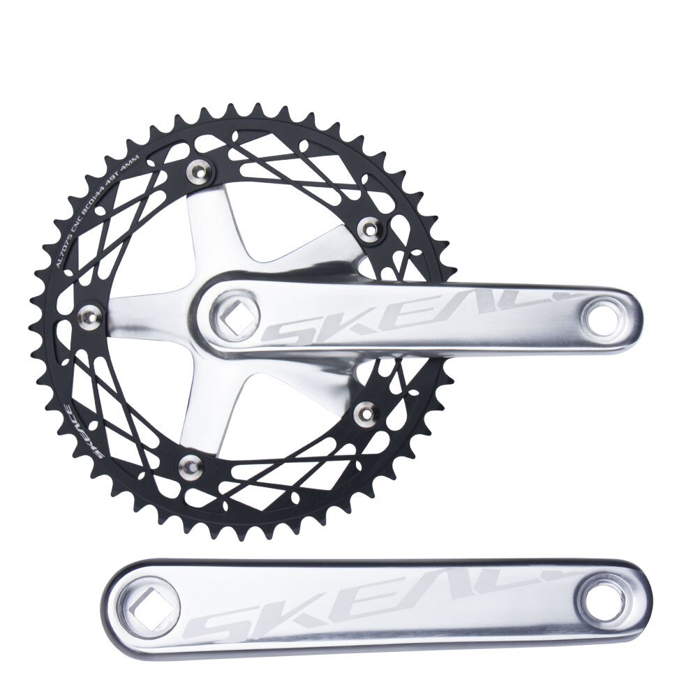 SKEACE Aluminum Alloy 48T Crankset for Single Speed Track Fixie
