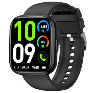 P114 Square Silicone <strong>Smart</strong> <strong>Watch</strong> Heart Rate Blood Oxygen Health Monitoring Sports For Call Source Factory - Product Image 2