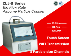 B1030 شاشة عرض تعمل باللمس, B1030 شاشة عرض تعمل باللمس سطح المكتب ليزر Airbone 100L عداد الجسيمات مع بطارية ليثيوم من الداخل