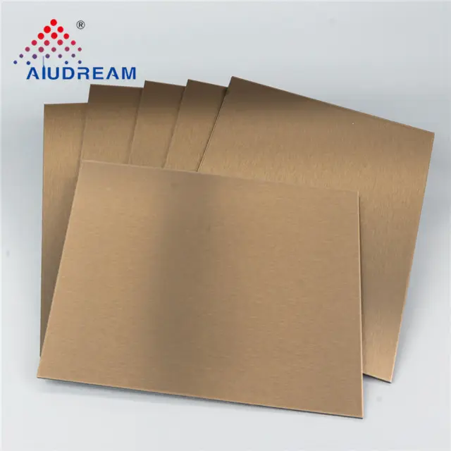 Aluminum Composite Panel China A1100 ALUDREAM Alucobond 4*8ft ACP/ACM for Exterior Wall Cladding