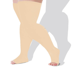 Özel logo koşu bisiklet uzun spor çorapları uyluk yüksek çorap diz üzerinde artı boyutu 7XL varis çorabı uyluk yüksek - Product Image 3