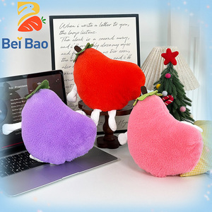 Jouets en <span class=keywords><strong>peluche</strong></span> doux personnalisés Eggplant Toys pour machine à griffes de vente automatique, cadeau d'anniversaire, rembourrage en coton PP - Product Image 6