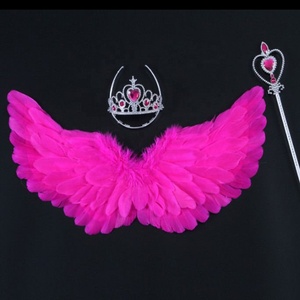 <span class=keywords><strong>Ali</strong></span> d'<span class=keywords><strong>Angelo</strong></span> Economiche per Carnevale Fatato, Design Artigianale con Piume Colorate per Halloween, Cosplay e Feste Danzanti - Product Image 4