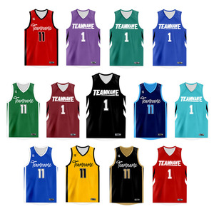 Professionele, op maat gemaakte, omkeerbare basketbaluniformen, duurzame sportshirts voor heren, ontworpen voor gebruik in de sportschool, bedrukte jersey. - Product Image 2