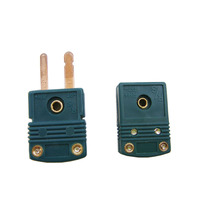 Mini connecteurs de thermocouple RS mâles femelles à broches plates rondes standard