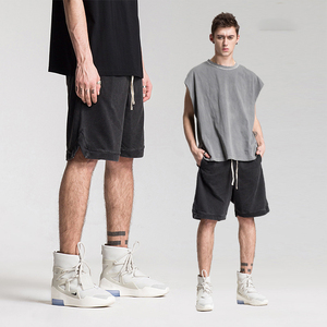 MTR3326 Streetwear Styles Custom Unisex Vintage Baggy Acid Wash Shorts Oversized Men Shorts - Product Image 3