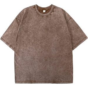 เสื้อยืดโอเวอร์ไซส์สไตล์กรันจ์วินเทจสำหรับผู้หญิง แขนสั้น ผ้าฝ้าย ลำลอง ทรงหลวม คอกลม เสื้อท็อปสุดฮิต - Product Image 5