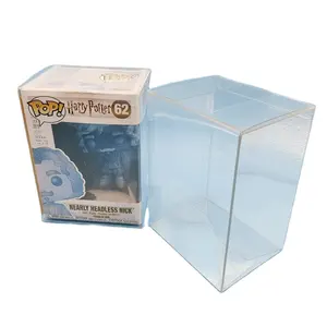 High Quality Custom Clear PET Plastic Box POP 4'' 6'' Funko Protector Case