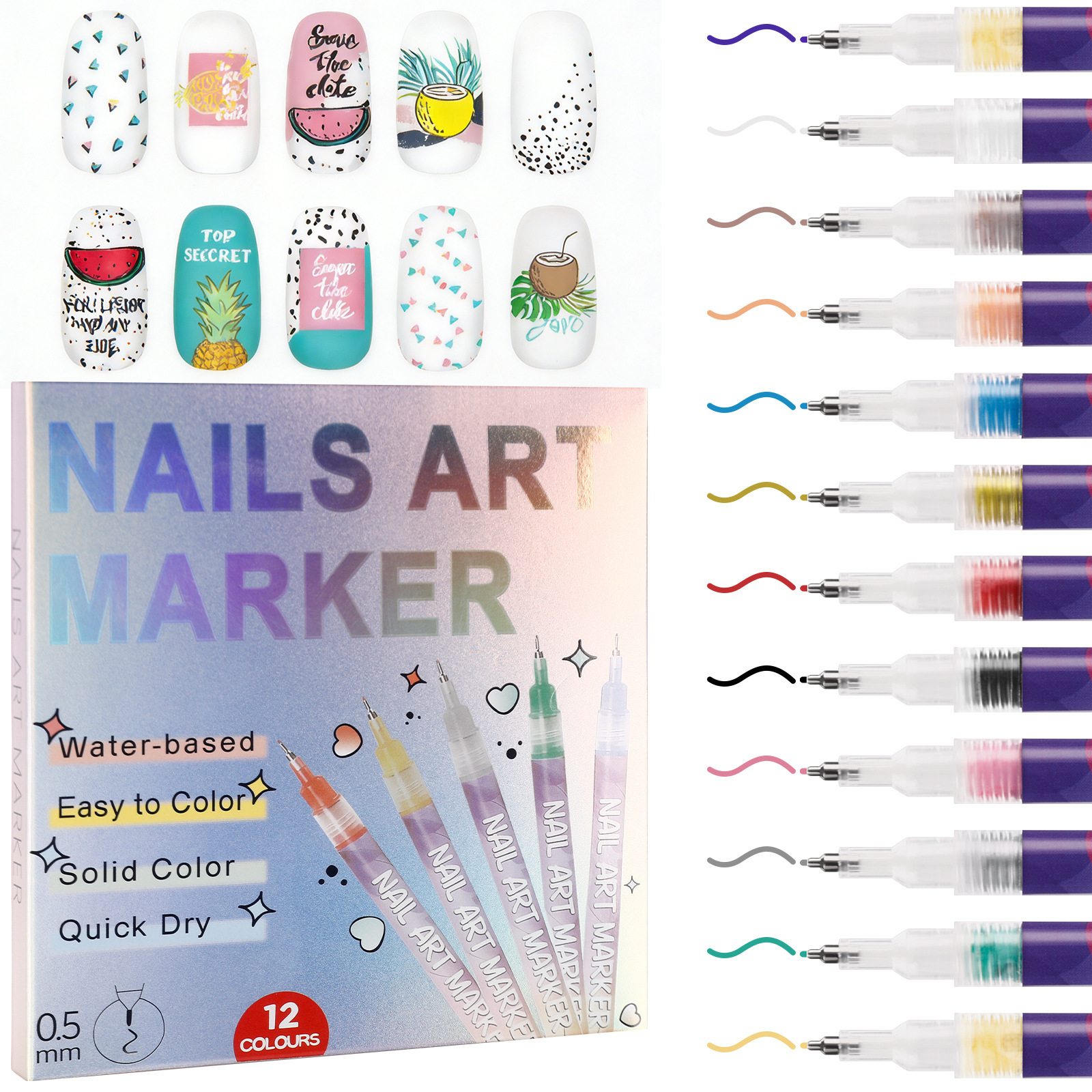 Ensemble de 12 couleurs