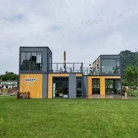 Maisons mobiles personnalisées entières maisons de stockage extérieures maison villa préfabriquée maison modulaire moderne en conteneur de 3 chambres à coucher