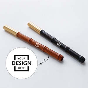 Best Gift Custom ESG Certified Wooden <b>Fountain</b> Pen with Chinese Style Bamboo Joint Design - Product Image 1