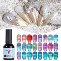 MissGel Reflective Cateye Gel Oem Rebranding Nails Supplies Salon Bulk High Pigment UV Nail Cat Eye Gel Polish