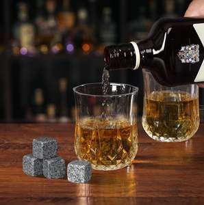 ชุดของขวัญวิสกี้ IStapromo กล่องไม้ ของขวัญสำหรับใช้ในบ้าน แก้วคู่ แก้วน้ำ แก้วไวน์พร้อมชุดหินแช่ไวน์ - Product Image 2