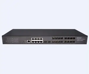 2024 OEM SFP Media Converter Facotry 16 Port Managed Fiber Optic Switch Manufacturer