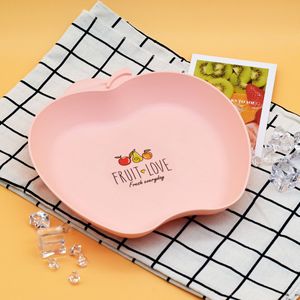 Fruit Love Pink Irregular Fruit Platter Multifunction <b>Storage</b> <b>Tray</b> For Snacks And Nuts Home Use - Product Image 1