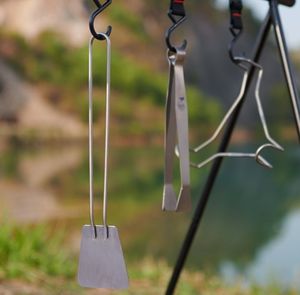 Último diseño titanio cocina Shove Turner Metal <span class=keywords><strong>MasterChef</strong></span> espátula cocina Beefsteak freír pala con mango plegable - Product Image 5