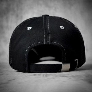 Gorra Deportiva Personalizada al por Mayor, Unisex, 100% Algodón, 6 Paneles, Gorra Lisa con Logotipo Bordado en 3D, Gorra Negra - Product Image 5