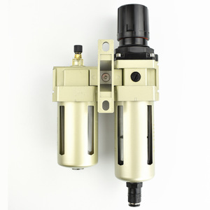 เครื่องกรองลมอัตโนมัติ รุ่น Jinen Ac4010-04d พร้อมเกจวัดแรงดันและตัวกรองคู่ - Product Image 3