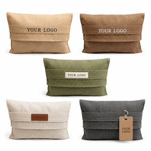 Pochette en jute et lin de qualité supérieure pour le marché européen, sac en toile de jute personnalisable avec logo pour cadeaux de mariage, taille ajustable, cadeau de luxe écologique - Product Image 1