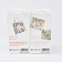Marqueur textile permanent à base d'eau, 6 couleurs, pour t-shirts, chaussures, peinture DIY