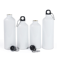 Bouteille d'eau en aluminium pour le sport en plein air, promotion usine à prix réduit, 400ML 500ML 600ML 750ML 1000ML, avec logo d'entreprise