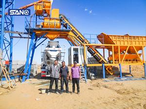 Beton maschinen Mobile Beton mischa nlage Nigeria Ready Mixer Bewegliche und tragbare Betonmischer anlage zum Verkauf - Product Image 3