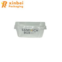 Xinbei Sandwich Box Avec Couvercles Transparents Singapour Brownie Moule Rectangulaire Gâteau Moule Doublures Titulaires Malaisie