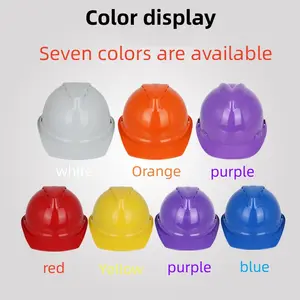 Breathable Hole Design Anti-Smashing Industrial Hard Hats Engineering Workshop Safety Helmet