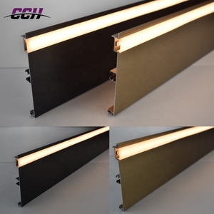 Battiscopa a LED battiscopa in alluminio con profilo in alluminio leggero battiscopa per armadio da <span class=keywords><strong>cucina</strong></span> - Product Image 4